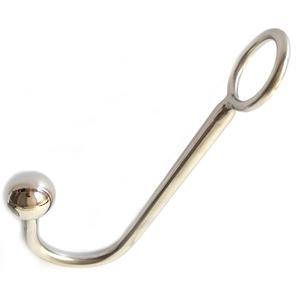 Gancho Anal <span class=keywords><strong>de</strong></span> Acero Inoxidable <span class=keywords><strong>de</strong></span> Alta Calidad con Orificio para Bolas, Tapón Anal Metálico, Juguetes Sexuales Anales, Productos para Adultos, Juguetes Sexuales - Product Image 4