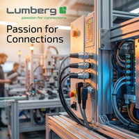 93 Tahun Kepercayaan Diri dari Lumberg Jerman, DIN M16 IP40 Tahan Air, Kabel Harness Rakitan PUR PVC 3-12 Pin yang Dibuat Sesuai Pesanan