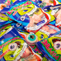 Bonbons Gummy Eyes 3D Eye Ball Shape Halloween Party Gift Halal Gummy Eyeglobs Candy