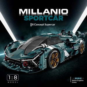 10611 Voiture de sport tout-terrain, modèle de course, blocs de construction éducatifs en plastique ABS à petites particules pour garçons - Product Image 2