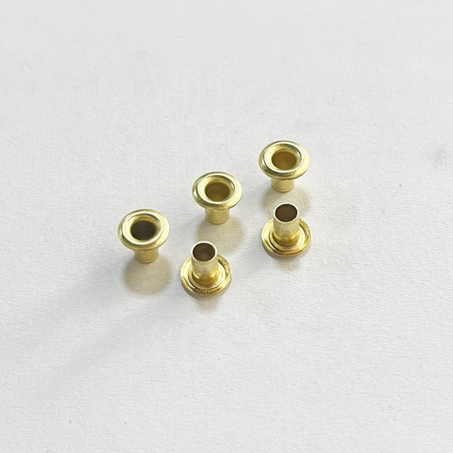 Wholesale High Quality Round Shape 8mm Brass Metal Shoe Eyelet and Grommet for Shoes Garments
