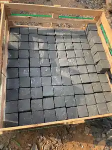 High Quality Basalt Granite Tile Basalt Stone Cobbles And Kerbs Flooring
