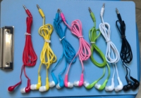 Earphone In-ear Kabel 3.5mm Murah Sekali Pakai, Bahan ABS+Silikon, Tahan Air IPX-1, Kabel 120cm, Bersertifikasi CE RoHS FCC