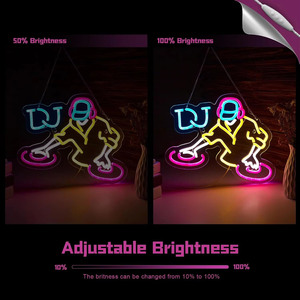<b>Dj</b> Letreros Neon LED dimmable USB powered ambient <b>light</b> store window decoration <b>light</b> street indicator <b>light</b> landscape <b>light</b> 5V - Product Image 2
