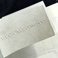 Autocollants en papier texturé mat en relief 3D avec logo de marque personnalisé en gros, autocollants d'emballage, étiquettes de boîte, autocollants de scellement