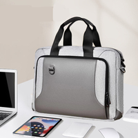 Venta al por mayor personalización de negocios bolsa de ordenador bolso grueso maletín a prueba de golpes Pu 13,3/14/15/6 pulgadas