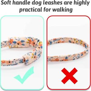 Conjunto de Collar y Correa para Perro, Collares Ajustables para Cachorros con Lazo Floral para Perros Hembras Pequeños, Medianos y Grandes - Product Image 6
