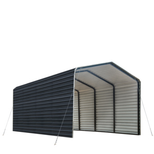 Tettoia <span class=keywords><strong>per</strong></span> <span class=keywords><strong>Auto</strong></span> in Acciaio dal Design Moderno con Tetto Impermeabile <span class=keywords><strong>per</strong></span> Uso Esterno, Garage e Ripostiglio - Product Image 6