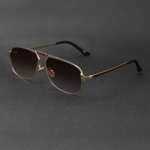 Gafas de Sol Retro Cuadradas Hechas a Medida para Hombre, Lentes de PC Negras con Protección UV400, Estilo Instagram, para Uso en Exteriores - Product Image 3