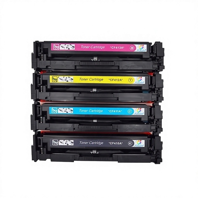 Factory Sale HP CF410A CF411A CF412A CF413A Compatible Toner Cartridge-A+ Grade 18 Months Warranty Bulk Packaging