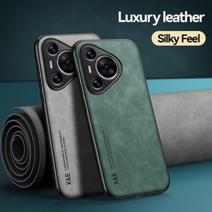 Funda Magnética de Cuero PU para <span class=keywords><strong>Huawei</strong></span> Pura 90 <span class=keywords><strong>Pro</strong></span> <span class=keywords><strong>Max</strong></span> / 80 70 Ultra / 90 80 <span class=keywords><strong>Pro</strong></span> P60 P50 P40 <span class=keywords><strong>Pro</strong></span> + P60 Art, con Parachoques Metálico - Product Image 3
