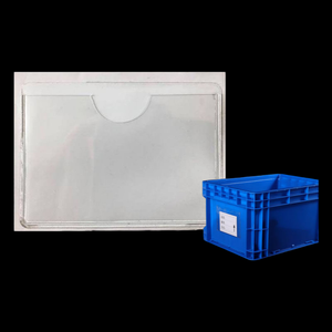ที่ใส่ป้าย PVC แบบมีกาว<span class=keywords><strong>ใน</strong></span>ตัว ขนาดสั่งทำได้ กันน้ำ กันฝุ่น สำหรับชั้นวางสินค้าในคลังสินค้า - Product Image 1