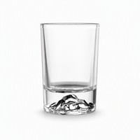 Verre à fond gaufré montagne sur mesure, avec option bord doré, pour thé, Baijiu, Tequila, usage domestique, bar et fêtes