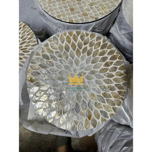 Meilleures ventes, sets de table modernes, écologiques, en nacre naturelle, 10 mm d'épaisseur, pour les repas quotidiens, décoration de table, Vietnam, faible MOQ - Product Image 6