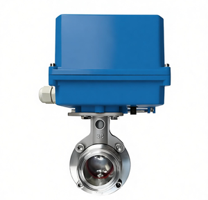 Valvola a <span class=keywords><strong>Farfalla</strong></span> Elettrica Filettata in Acciaio Inox WCB da 4 Pollici, Montaggio Rapido, Controllo Preciso, Tipo Intelligente DC24V, Commerciale - Product Image 3