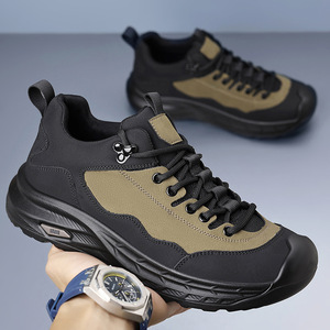 Zapatos de Senderismo para Hombre, de Lona y Malla, con Punta Redonda, Suela de Goma, Entresuela de EVA, Resistentes al Desgaste, para Todas las Estaciones, para Trekking al Aire Libre - Product Image 1