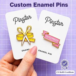 Produsen Bros Cina Tanpa Minimum Pemesanan Grosir Kerajinan Logam Kosong Koin Lencana Kartun Pin Kerah Kustom Pin Enamel Keras Lembut Lucu - Product Image 1