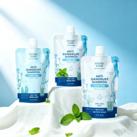 Sacs d'emballage personnalisables pour shampoing et soins capillaires, de qualité cosmétique, résistants aux fuites, imprimés en héliogravure, en matériaux recyclés