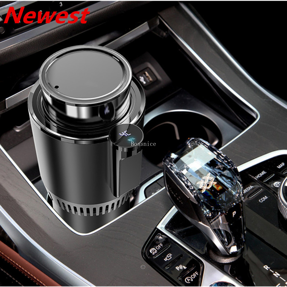 DC 12V Car Heating Cooling Cup Warmer Cooler Smart Cup Mug Holder - Universal Auto Accessory