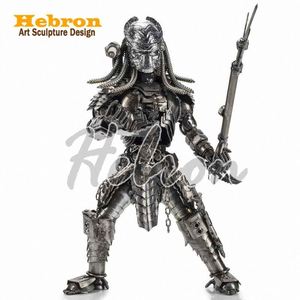 Estatua de Toro de Estilo Nórdico, Arte Folclórico, Decoración Geométrica de Metal para Escritorio y Estante, Patrón Animal, Tema de Jardín, Excelente Idea de Regalo - Product Image 4