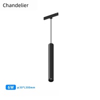Lumière sur rail magnétique LED, rail magnétique 5 mm 24 V, projecteur, éclairage d'appoint, grille encastrée, luminaire linéaire suspendu, luminaire encastré, Tuya
