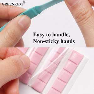 3 colores 30 unids/bolsa gran oferta arcilla <span class=keywords><strong>para</strong></span> práctica de <span class=keywords><strong>uñas</strong></span> soporte de exhibición puntas falsas manicura herramientas de <span class=keywords><strong>uñas</strong></span> pegamento adhesivo arcilla - Product Image 4