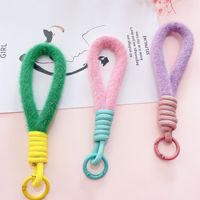 Correa de Muñeca para Teléfono Celular con Cadena Colgante Resistente y Duradera, Clip Universal de Felpa, Cordón para Teléfono Móvil