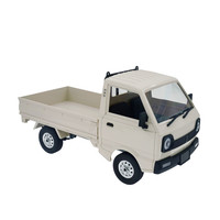 Voiture RC WPL D12 1/10 2WD Simulation de Drift Truck Moteur à balais 260 Voiture de montée Lumière LED Voiture RC sur route Jouets