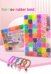 Making Craft Kits Gift for Kids 40-Color Rubber <strong>Loom</strong> <strong>Bands</strong> Starter Kit Plastic DIY Bracelet Making Craft Kits Gift for Kids - Product Image 5