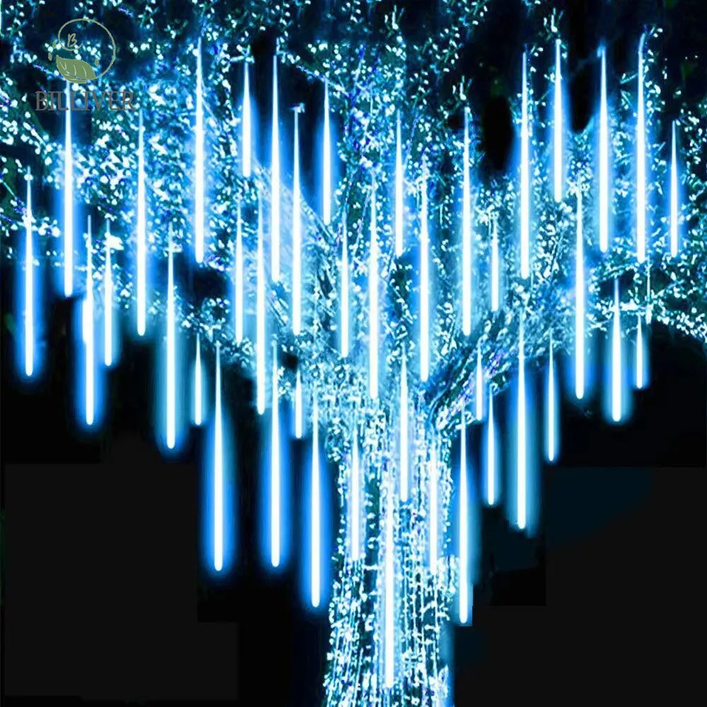 Lumières de pluie de météores de couleur bleue à vendre