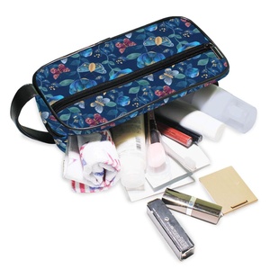 Bolsa de Aseo Portátil de Viaje Unisex con Diseño de Mariposas y Logotipo Personalizado, Bolsa Organizadora de Maquillaje Impermeable para el Cuidado de la Piel - Product Image 5