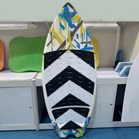 Planche de wakesurf de 56 pouces, nouveau design, pour débutants, en fibre de verre, fabrication OEM, style surf, wakeboard
