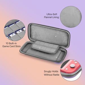Pour Nintendo Switch Lite Switch 2 sac de rangement de protection de voyage Portable avec protecteur d'écran 10 support de cartouche de jeu Laudtec - Product Image 3