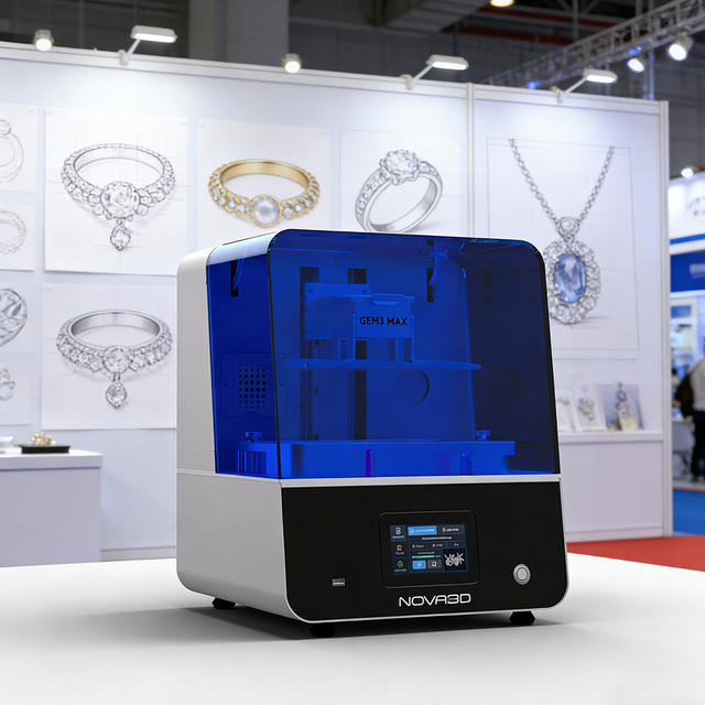 NOVA3D Professional Jewelry 3D Wax Printer for Small Batch Factories and Jewelry Design Studios DIY Lost Wax Casting