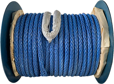 Boat 12 Strand UHMWPE Rope Synthetic UHMWPE Tow Rope 18mm For Marine