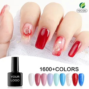 Suprimentos de unhas uv gel odm creat sua própria marca Cor hema livre Muito Bom gel base de borracha unha polonês