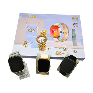 D15 GS Smartwatch Suit Venta caliente Relojes dobles Hombres Mujeres Pulsera inteligente Relojes inteligentes de oro PK A58 Plus Equipo de uso - Product Image 2