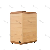 Sauna pour les pieds, spa sec chaud, masseur électrique pour les pieds, bois de pruche massif moderne, panneau de commande informatique