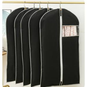 पारदर्शी खिड़की के साथ शादी की पोशाक के लिए कस्टम व्यक्तिगत मोटे गैर-बुना कपड़ा कपड़ा धूल भंडारण बैग - Product Image 2