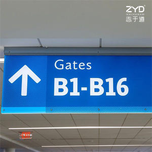 Letreros de Guía de Bienvenida para Salas de Llegada Nacionales e Internacionales, Personalizables en Tamaños y Colores, para Aeropuertos - Product Image 2