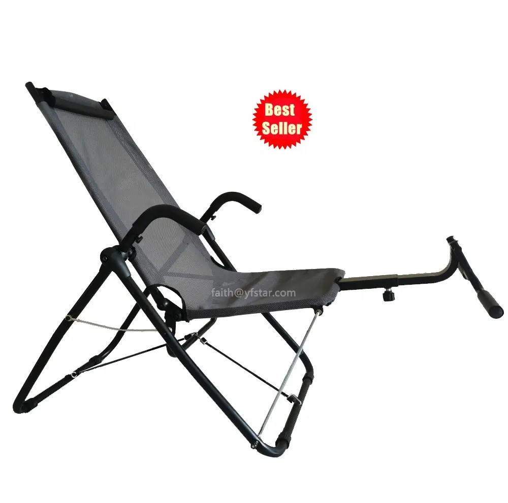 Prezzo di fabbrica visto in TV Luxury Core Lounge Pro Ultra addominale Trainer Workout Chair AB Exercise Chair in vendita