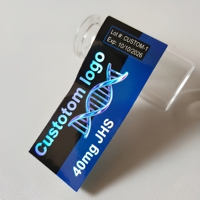 Hersteller Maßgeschneiderte Peptid-Fläschchen-Verpackung 3ml 10ml Fläschchen-Etiketten und Box Großhandel Private Label 3ml 10ml Fläschchen-Verpackungsbox