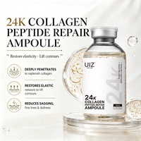 Sérum Ampoule Visage Hydratant Anti-Âge Unifiant le Teint Clarifiant Éclaircissant au Peptide