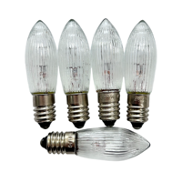 E10 C6 23V3W, 34V3W Weihnachtslichtbirnen für Schwedische Kerzenbögen