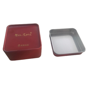 68x68x37mmH vuông <span class=keywords><strong>tinplate</strong></span> hộp thiếc lưu niệm quà Tặng bền tái chế vật liệu lưu trữ trong phong cách Trung Quốc - Product Image 3