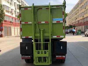 Camion benne à ordures auto-chargeur Dongfeng Blue Plate 4x2 manuel de 4,5 tonnes, 142 CV, essence, pour la collecte des déchets - Product Image 3