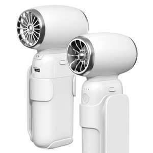 <span class=keywords><strong>เครื่อง</strong></span>เป่าลมเทอร์โบ + แบตเตอรี่สำรองแบบถอดได้พัดลมขนาด8000 mAh แบบพกพาพัดลมใช้ความรุนแรงขนาดเล็กสายชาร์จในตัวไดร์เป่าผมขนาด<span class=keywords><strong>เล็ก</strong></span> - Product Image 3