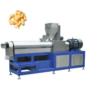 energy-saving puffed snack food manufacturing machine puffing extruder production line for industrial