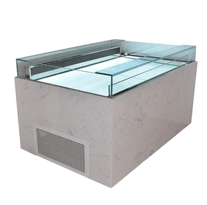 Réfrigérateur Commercial Autonome à Porte Simple avec Refroidissement par Ventilation, Plateau en Marbre Artificiel, 220V - Product Image 1