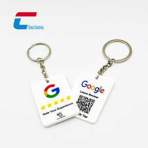 Llavero NFC con etiqueta RFID de 13.56MHz para <span class=keywords><strong>reseñas</strong></span> de Google, personalizado con impresión de valoración de clientes - Product Image 5